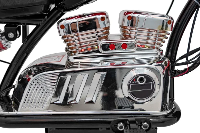 Crni Motocikl Chopper Warrior, Crna Motor Na Akumulator 18