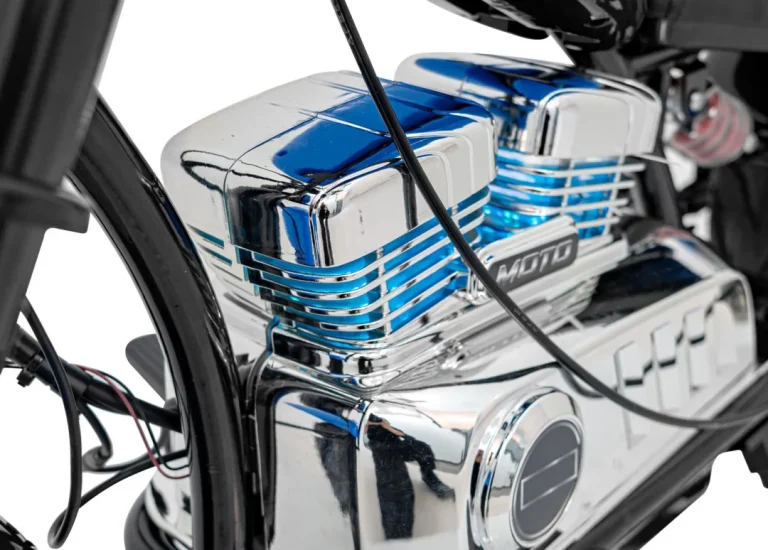 Crni Motocikl Chopper Warrior, Crna Motor Na Akumulator 19