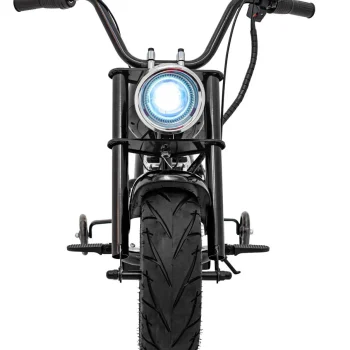Crni Motocikl Chopper Warrior, Crna Motor Na Akumulator 4