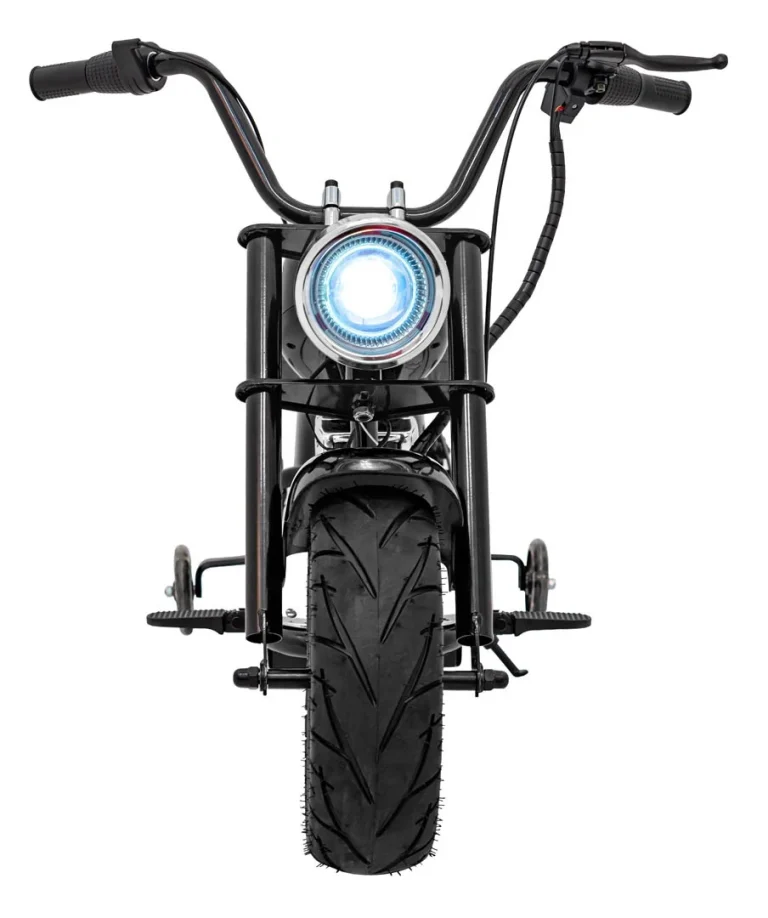 Crni Motocikl Chopper Warrior, Crna Motor Na Akumulator 4