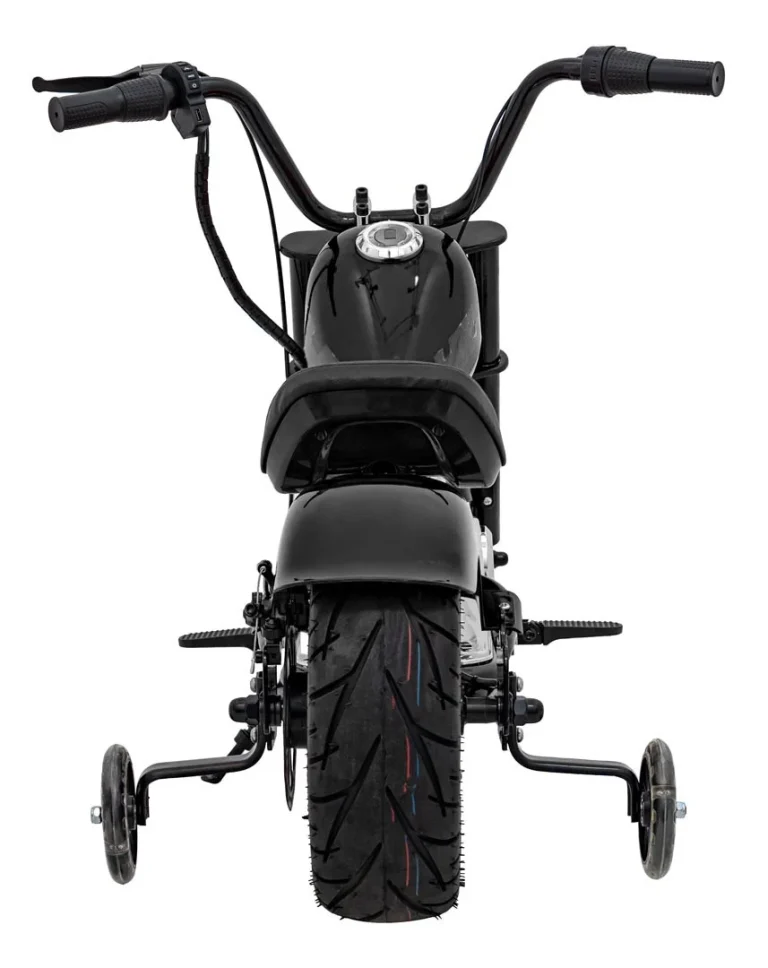 Crni Motocikl Chopper Warrior, Crna Motor Na Akumulator 8