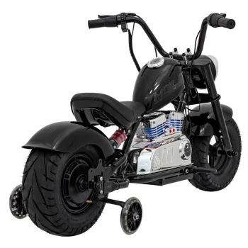 Crni Motocikl Chopper Warrior, Crna Motor Na Akumulator 9