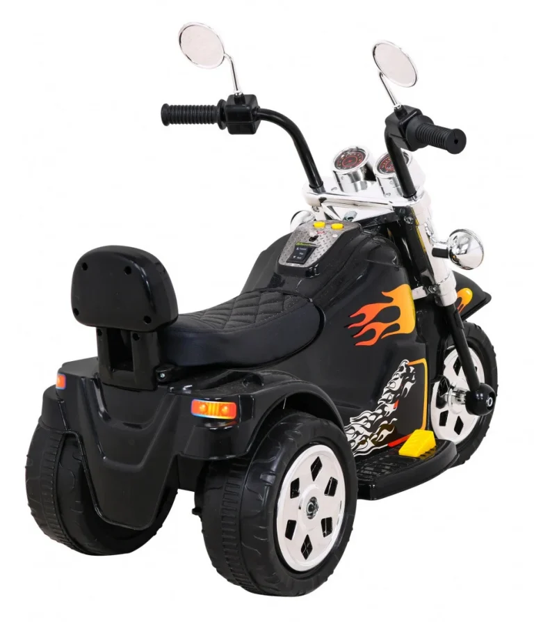 Crni Motocikl Hot Chopper, Crna Motor Na Akumulator 10
