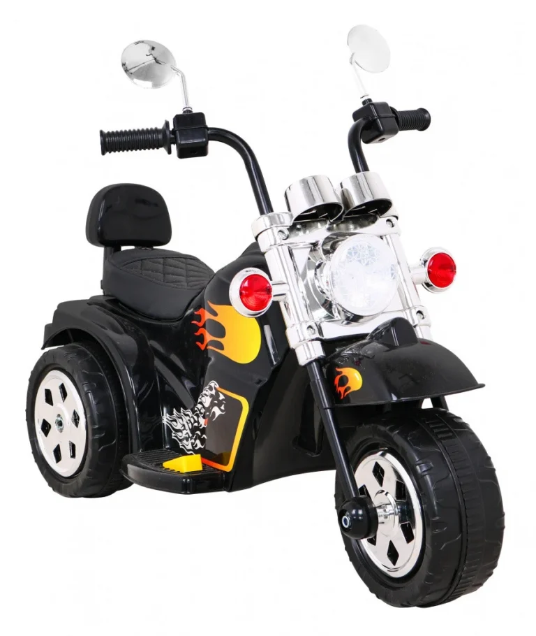 Crni Motocikl Hot Chopper, Crna Motor Na Akumulator 11