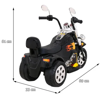 Crni Motocikl Hot Chopper, Crna Motor Na Akumulator 2