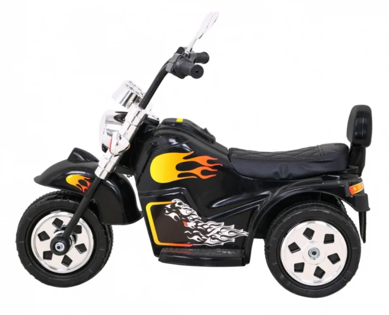 Crni Motocikl Hot Chopper, Crna Motor Na Akumulator 4