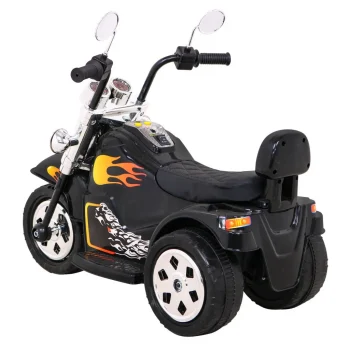 Crni Motocikl Hot Chopper, Crna Motor Na Akumulator 5
