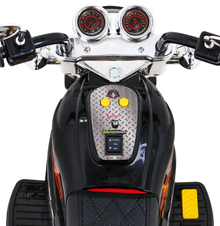 Crni Motocikl Hot Chopper, Crna Motor Na Akumulator 8