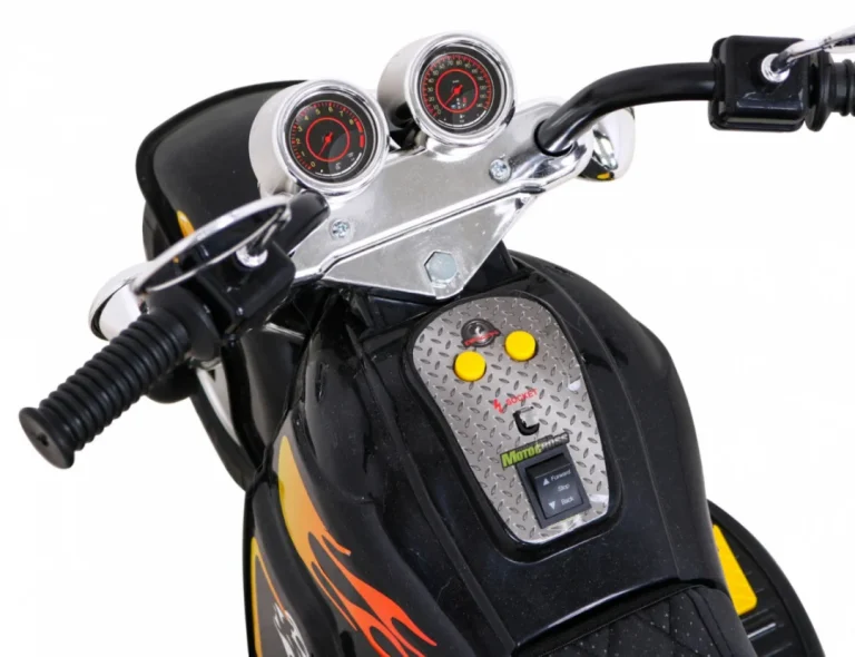 Crni Motocikl Hot Chopper, Crna Motor Na Akumulator 9