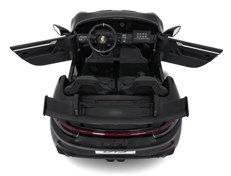 Crni Trkaći Automobil Porsche 911 Gt3 Za Djecu, Crna 12