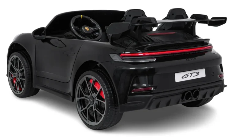 Crni Trkaći Automobil Porsche 911 Gt3 Za Djecu, Crna 8