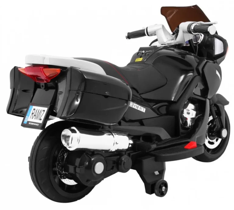 Crni Trkački Motocikl, Crna Motor Na Akumulator 11
