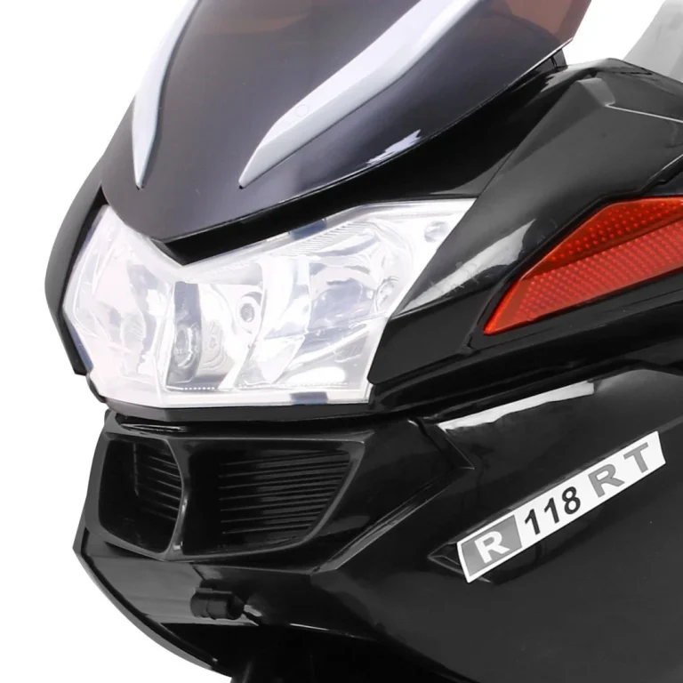 Crni Trkački Motocikl, Crna Motor Na Akumulator 13