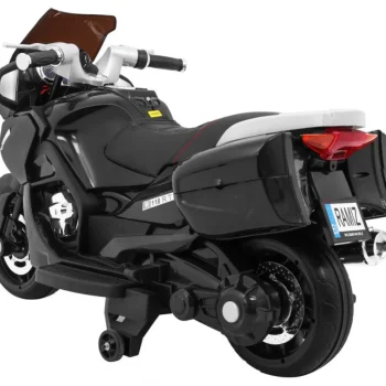 Crni Trkački Motocikl, Crna Motor Na Akumulator 7