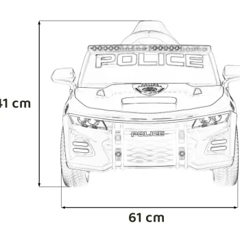 Crno Policijsko Vozilo Agencije 911 2