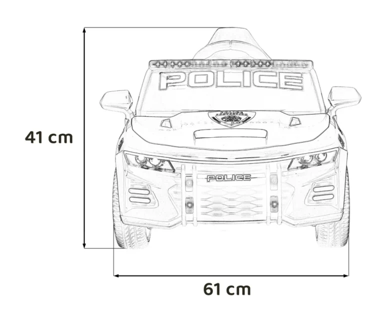 Crno Policijsko Vozilo Agencije 911 2