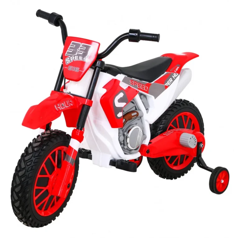 Cross Super Speed Crveni Motocikl, Crvena Motor Na Akumulator 1