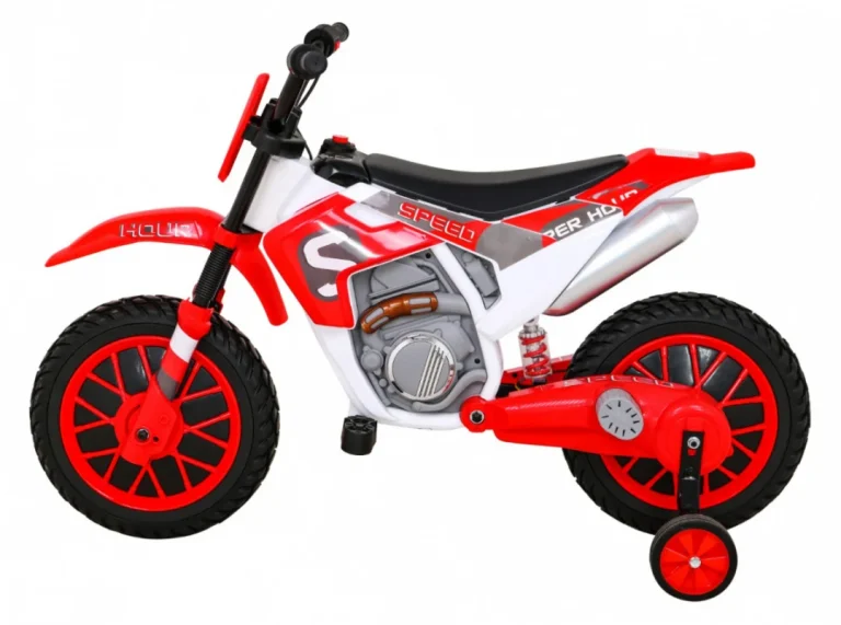 Cross Super Speed Crveni Motocikl, Crvena Motor Na Akumulator 4