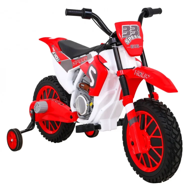 Cross Super Speed Crveni Motocikl, Crvena Motor Na Akumulator 8