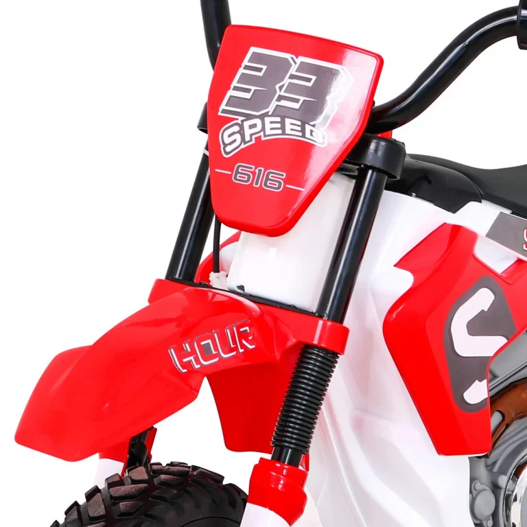 Cross Super Speed Crveni Motocikl, Crvena Motor Na Akumulator 9