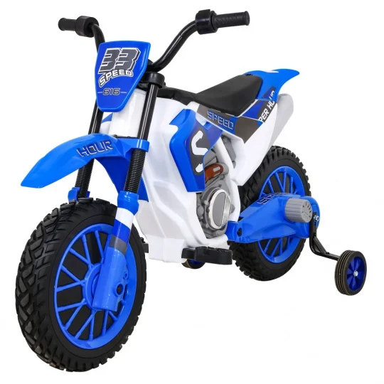 Cross Super Speed Plavi Motocikl, Plava Motor Na Akumulator 1