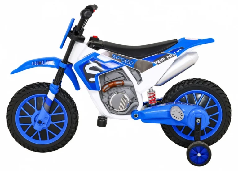 Cross Super Speed Plavi Motocikl, Plava Motor Na Akumulator 5
