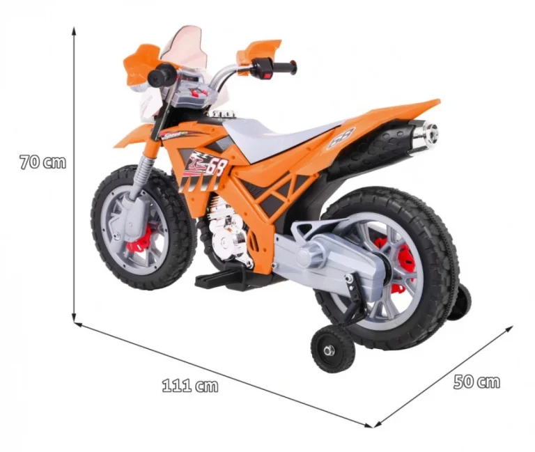 Cross Motocikl Na Akumulator, Narančasti Motor Na Akumulator 2