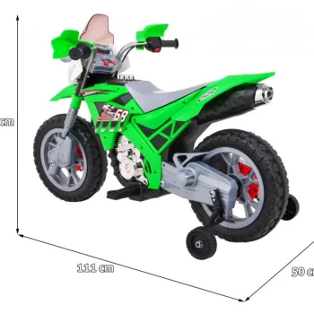 Cross Motocikl Na Akumulator, Zeleni Motor Na Akumulator 2