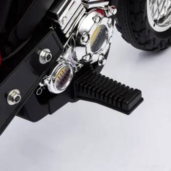 Cross Motocikl Za Djecu Na Baterije, Crveni + Pomoćni Kotači + Led Zvukovi, Crvena Motor Na Akumulator 9