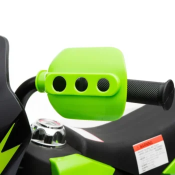 Cross Motocikl Za Djecu Na Baterije, Zelena Boja + Pomoćni Kotači + Led Zvukovi Motor Na Akumulator 14
