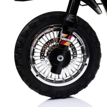 Cross Motocikl Za Djecu Na Baterije, Zelena Boja + Pomoćni Kotači + Led Zvukovi Motor Na Akumulator 16