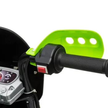 Cross Motocikl Za Djecu Na Baterije, Zelena Boja + Pomoćni Kotači + Led Zvukovi Motor Na Akumulator 19