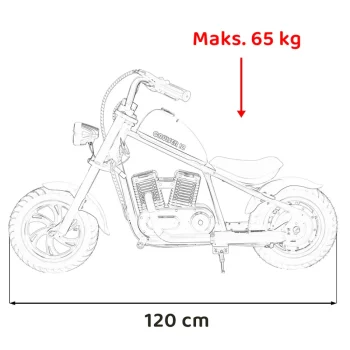 Cruiser 12 Plavo Motorno Vozilo Motor Na Akumulator 3