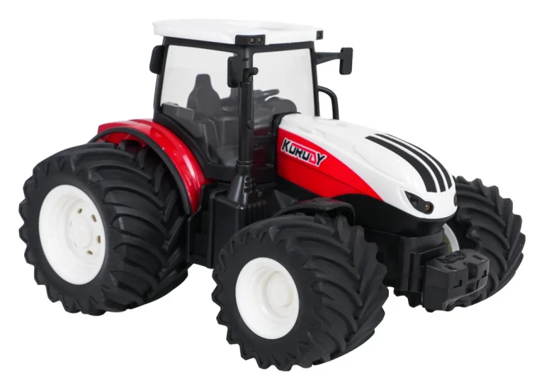 Crveni R/c Traktor S Plugom 1:24 11