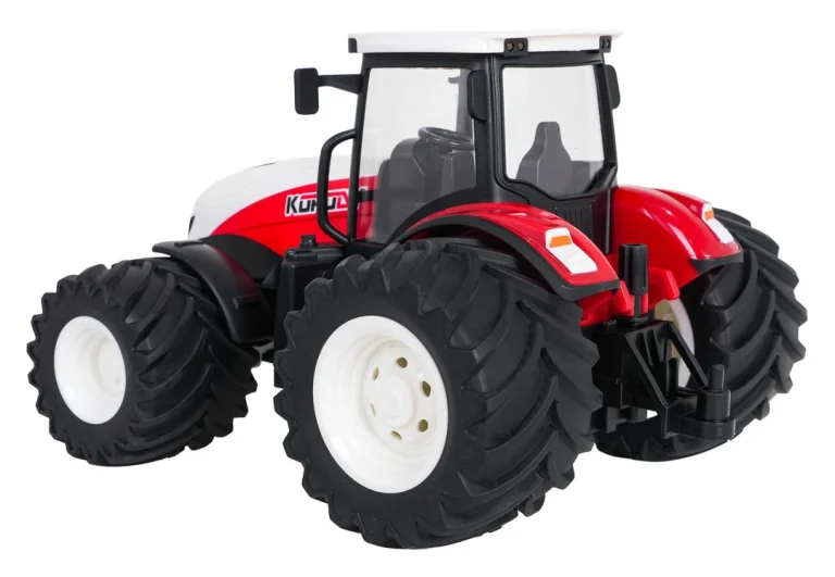 Crveni R/c Traktor S Plugom 1:24 12