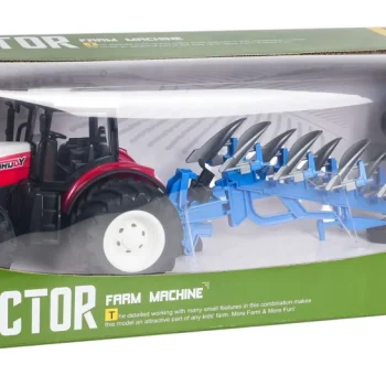 Crveni R/c Traktor S Plugom 1:24 14
