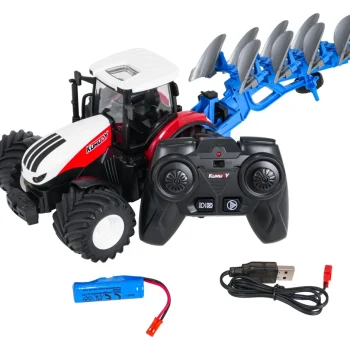 Crveni R/c Traktor S Plugom 1:24 2