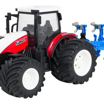 Crveni R/c Traktor S Plugom 1:24 3