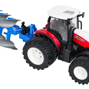 Crveni R/c Traktor S Plugom 1:24 5