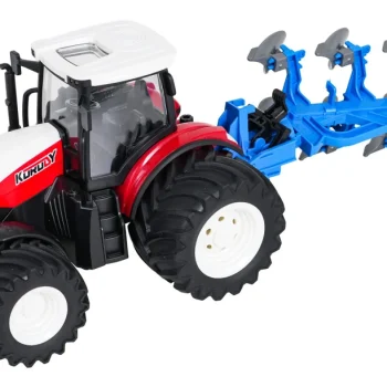 Crveni R/c Traktor S Plugom 1:24 6