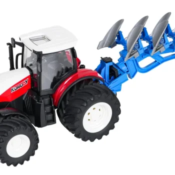 Crveni R/c Traktor S Plugom 1:24 9