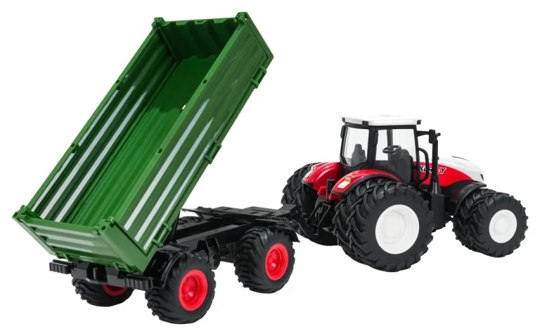 Crveni R/c Traktor Sa Zelenom Poluprikolicom 6