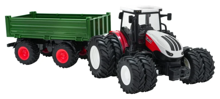 Crveni R/c Traktor Sa Zelenom Poluprikolicom 7