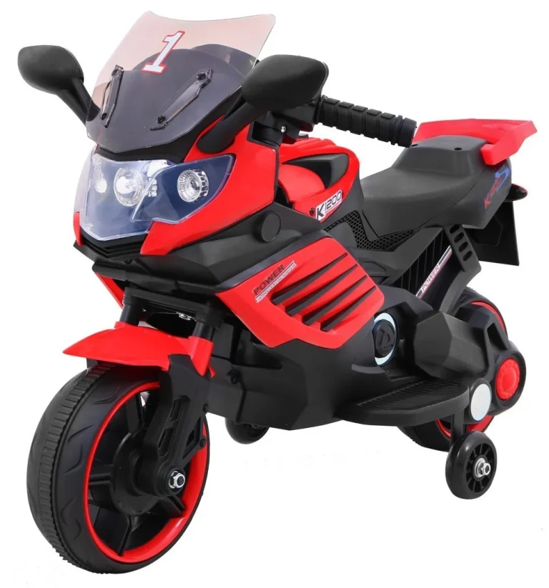 Crveni Superbike Motorno Vozilo, Crvena Motor Na Akumulator 1