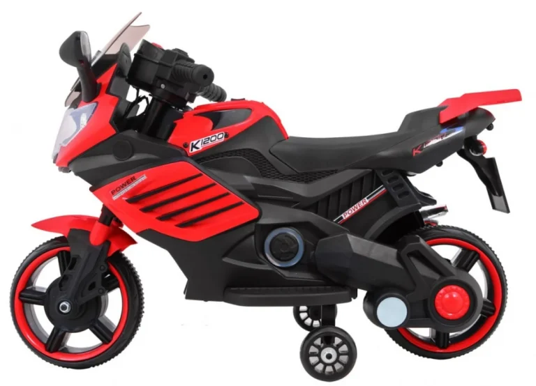 Crveni Superbike Motorno Vozilo, Crvena Motor Na Akumulator 3