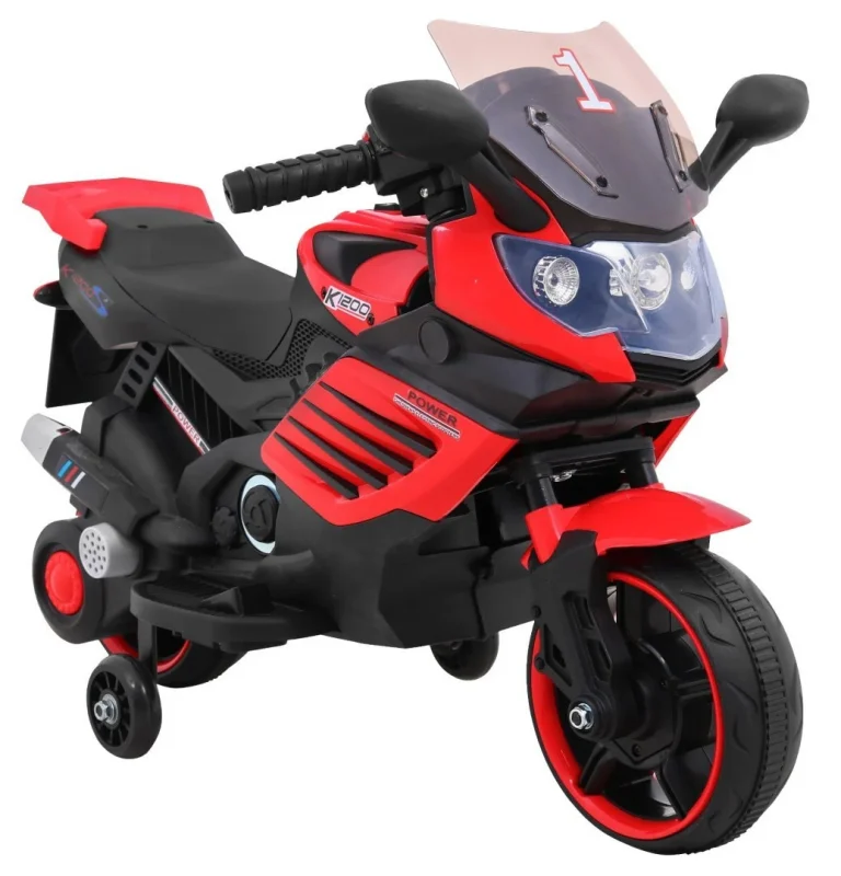 Crveni Superbike Motorno Vozilo, Crvena Motor Na Akumulator 4