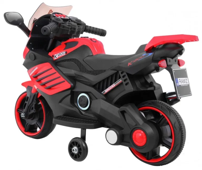 Crveni Superbike Motorno Vozilo, Crvena Motor Na Akumulator 5