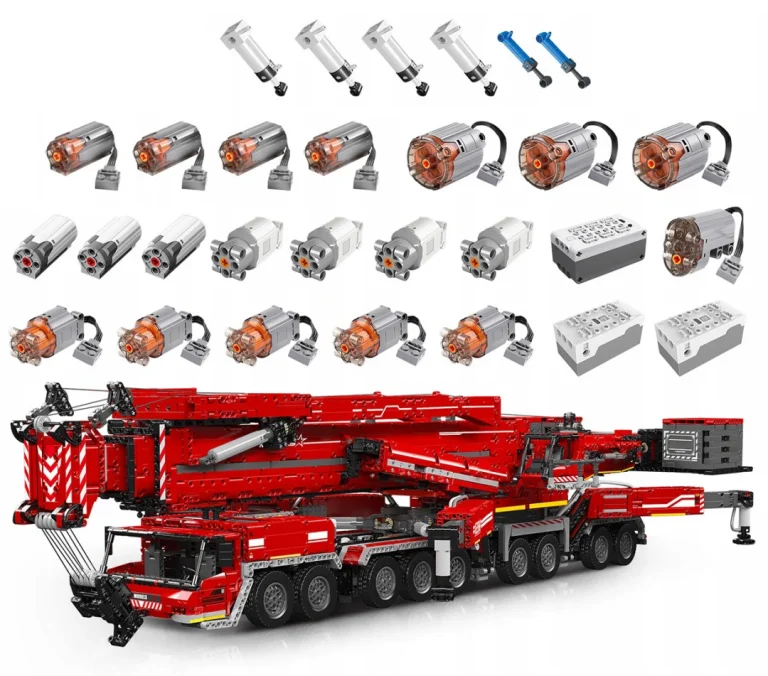 Crveni Set Kockica Dizalica 8506 Dijelova 14+ 2