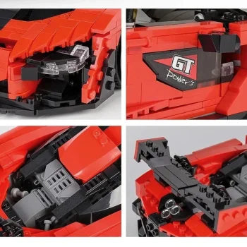 Crveni Set Sportskog Automobila, 1372 Dijela 8
