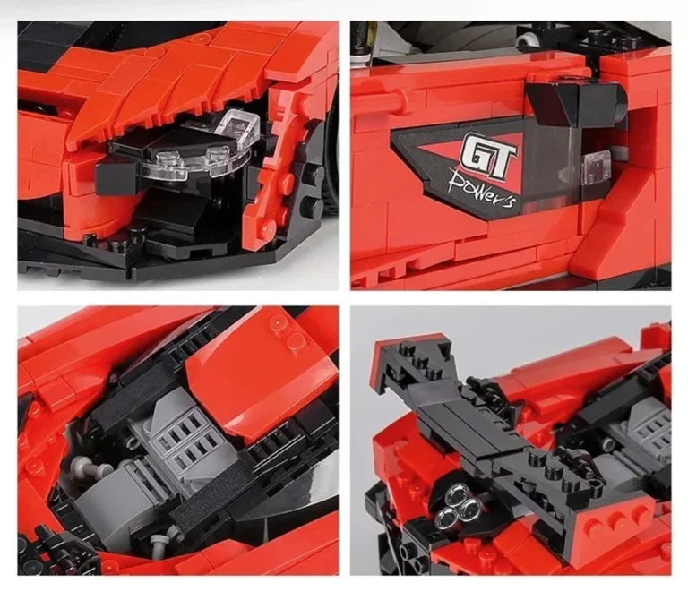 Crveni Set Sportskog Automobila, 1372 Dijela 8